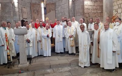 25° Anniversario di Episcopato del Vescovo – Il messaggio di Papa Francesco e l’affetto dei Sacerdoti